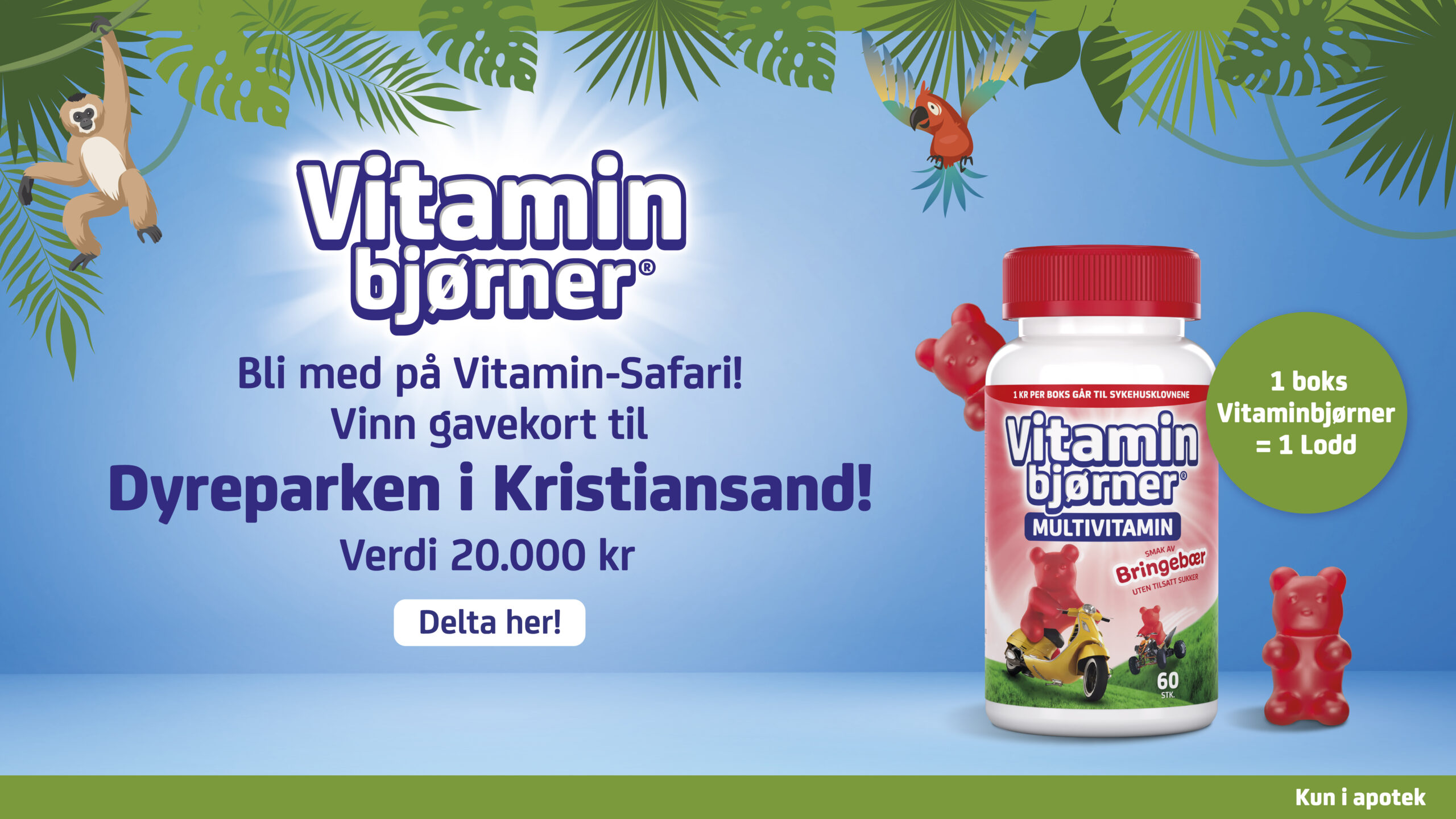 VitB_Vinn tur til Dyreparken 2026_Desktop 1440 x 810 px